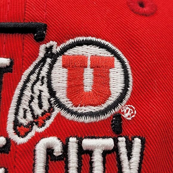Utah Utes Under Armour Mens Womens Hat Salt Lake City 801 Area Code Snapback - Picture 8 of 14